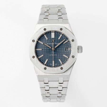 Audemars Piguet Royal Oak 15450ST.OO.1256ST.03 APS Factory Silver Case Blue Dial