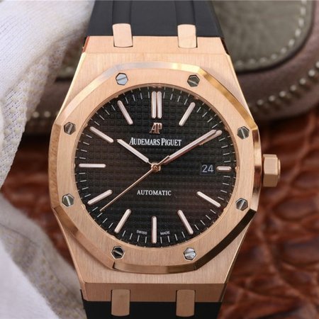 Audemars Piguet Royal Oak 15400OR.OO.D002CR.01 JF Factory Black Dial