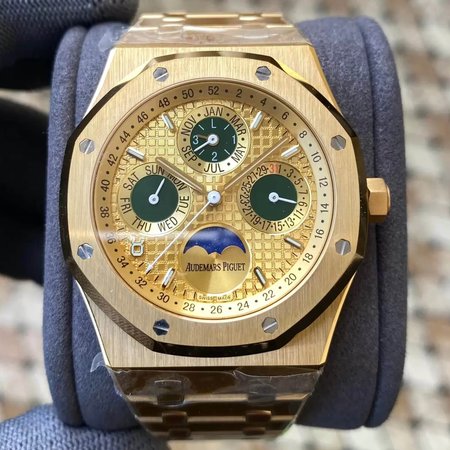 Audemars Piguet Royal Oak 26607BA.OO.1220BA.01 APS Factory Yellow Gold Dial- Watches Factory