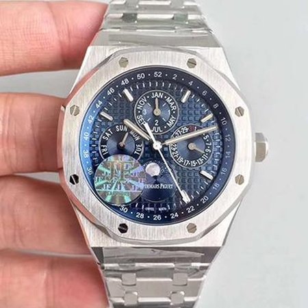 Audemars Piguet Royal Oak Perpetual Calendar 26574ST.OO.1220ST.02 JF Factory Blue Dial