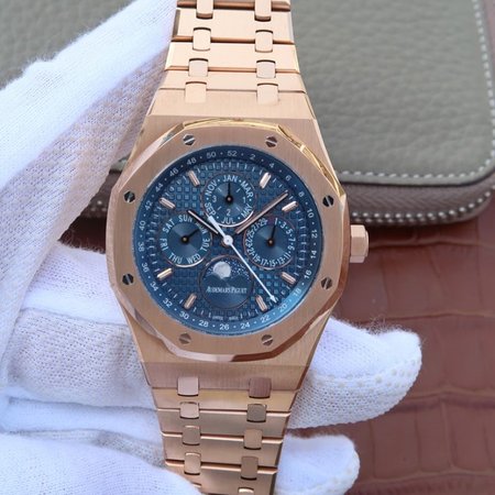 Audemars Piguet Royal Oak Perpetual Calendar 26574OR.OO.1220OR.02 JF Factory Blue Dial