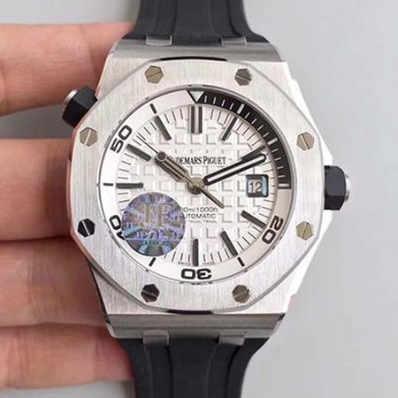 Audemars Piguet Royal Oak Offshore Diver 15710ST.OO.A002CA.02 JF Factory White Dial