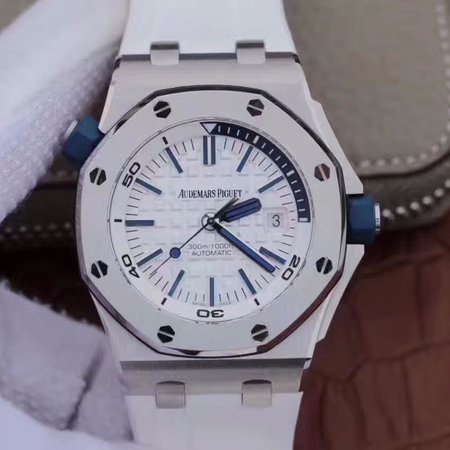 Audemars Piguet Royal Oak Offshore Diver 15710ST.OO.A010CA.01 JF Factory White Dial