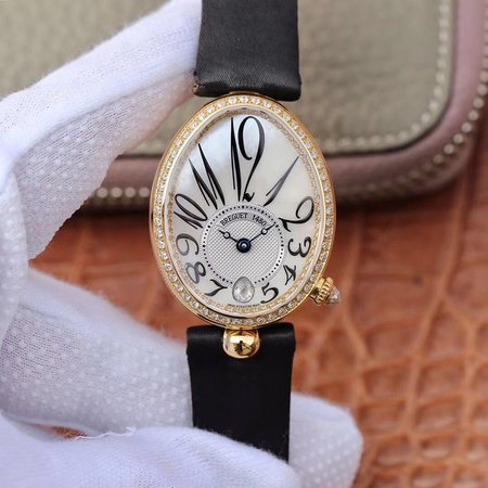 Breguet Reine De Naples 8918BA/58/864.D00D Ladies ZF Factory Yellow Gold Mother Of Pearl Dial