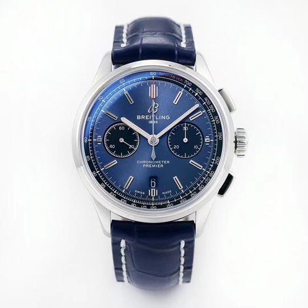 Breitling Premier B01 Chronograph AB0118221C1A1 GF Factory Blue Strap