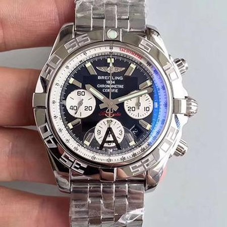 Breitling Chronomat 44MM AB011012/B967/375A GF Factory Dark Blue Dial