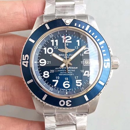 Breitling Superocean II 44MM A17392D8/C910-162A GF Factory Blue Dial