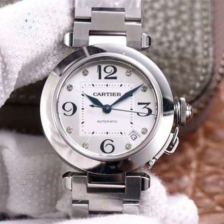 Cartier Pasha W31073M7 V9 Factory Silver Dial