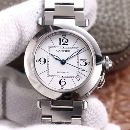 Cartier Pasha W31074M7 V9 Factory White Dial