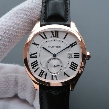 Drive De Cartier WGNM0003 V6 Factory Black Strap