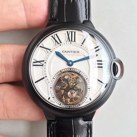 Ballon Bleu De Cartier Tourbillon White Dial