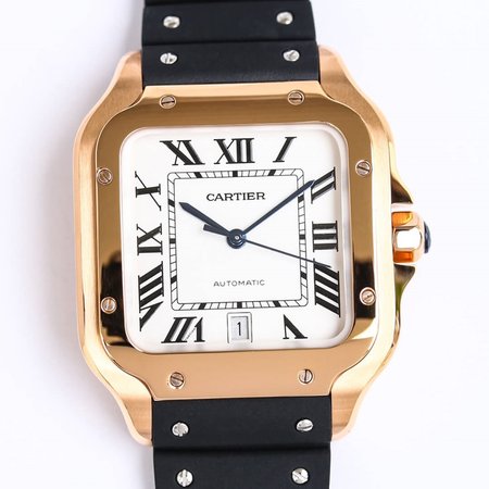 Cartier Santos WGSA0007 GF Factory V2 White Dial