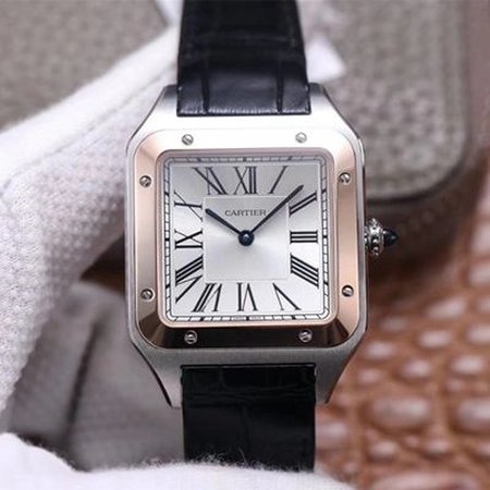 Cartier Santos Dumont W2SA0017 F1 Factory Silver Dial