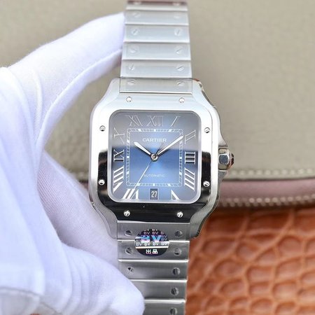 Cartier De Santos WSSA0013 BV Factory Blue Dial