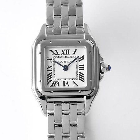 Panthere De Cartier WSPN0006 22MM BV Factory Silver Stainless Steel Strap