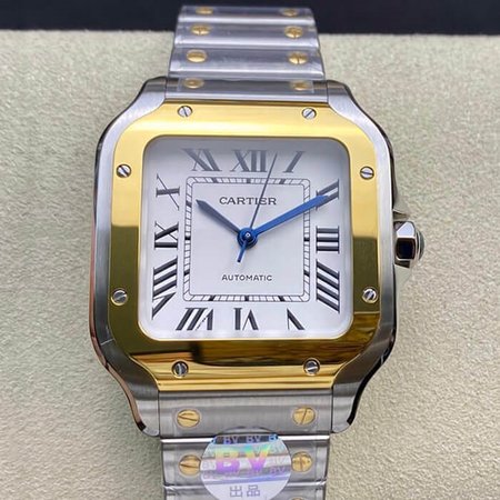 Cartier De Santos W2SA0016 35MM BV Factory White Dial