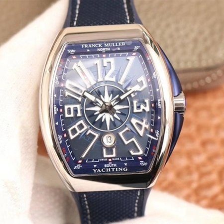 Franck Muller MEN'S Collection V45 SC DT AC BL Yachting ZF Factory Blue Dial