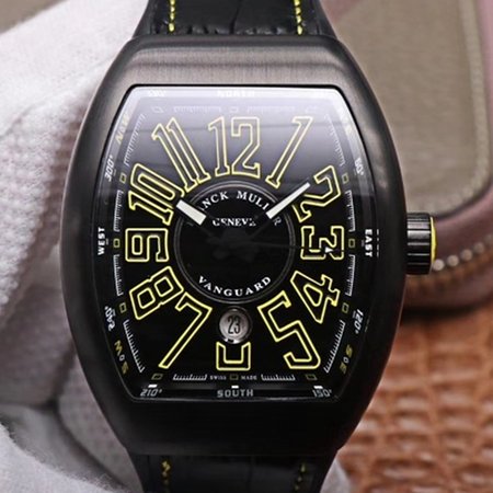 Franck Muller Vanguard V.45.SC.DT.TT.NR.BR.JA ZF Factory Black Dial