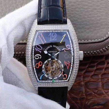 Franck Muller Crazy Color Dreams Tourbillon 8880 Black Dial