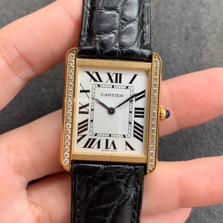 Cartier Tank K11 Factory White Dial