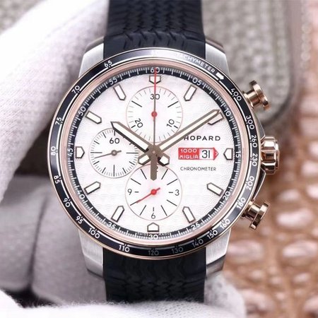 Chopard Classic Racing Mille Miglia GTS Chronograph 168571-6001 V7 Factory White Dial