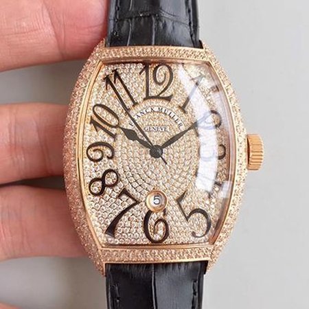 Franck Muller 8880 SC DT Rose Gold Diamonds Dial