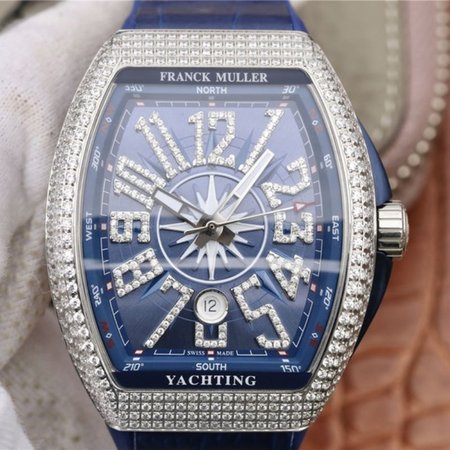 Franck Muller Vanguard V45.SC.DT.AC.BL Blue Dial