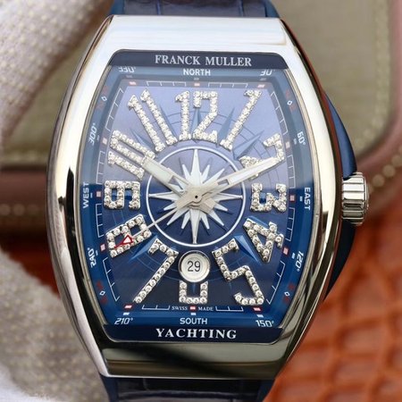 Franck Muller Vanguard V45 45MM Blue Dial