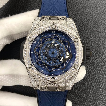 Hublot Big Bang WWF Factory Blue Dial