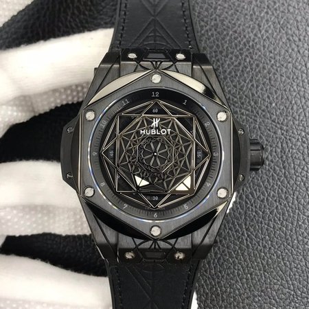 Hublot Big Bang 415.CX.1112.VR.MXM18 WWF Factory Black Strap