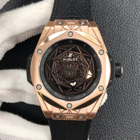 Hublot Big Bang 415.OX.1118.VR.MXM17 WWF Factory Black Strap