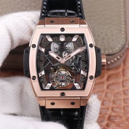 Hublot Masterpiece Tourbillon 906.OX.0123.VR.AES13 JB Factory Rose Gold White Hour