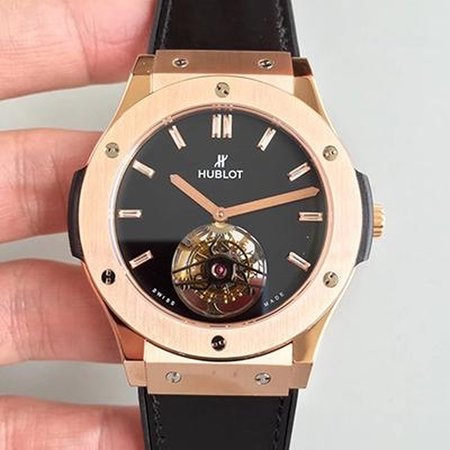 Hublot Classic Fusion Tourbillon 505.OX.1180.LR Black Dial