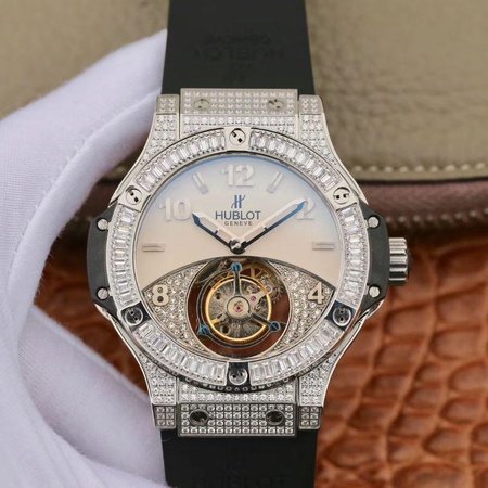 Hublot Classic Fusion Tourbillon White Enamel Dial