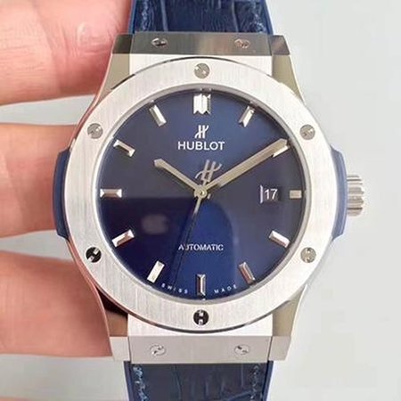 Hublot Classic Fusion Titanium Blue 511.NX.7170.LR JJ Factory Blue Dial