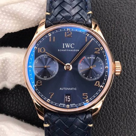 IWC Portugieser IW500713 ZF Factory Blue Strap