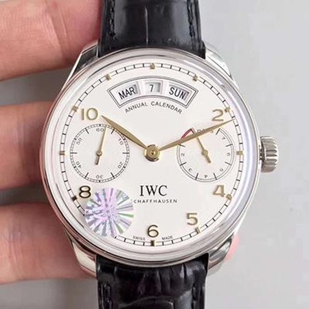 IWC Portugieser Annual Calendar IW503501 YL Factory White Dial