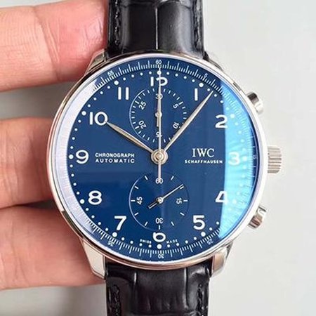 IWC Portugieser Chronograph Edition 150 Years IW371601 YL Factory Blue Dial