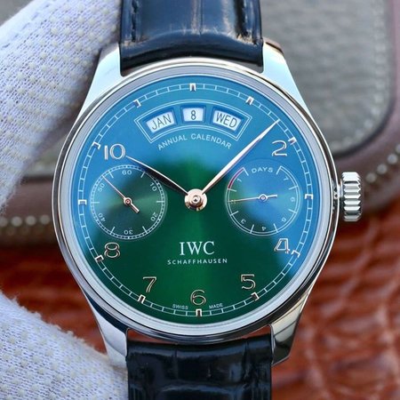 IWC Portugieser Annual Calendar IW503510 YL Factory Green Dial