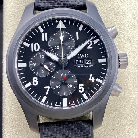 IWC Pilot TOP GUN IW389101 TPS Factory Ceramic Bezel