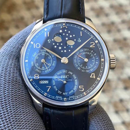 IWC Portuguese Perpetual Calendar IW503401 APS Factory Leather Strap