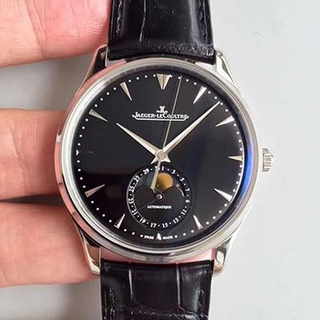 Jaeger-LeCoultre Master Ultra Thin Moon 1368470 ZF Factory Black Dial