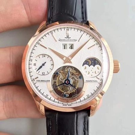 Jaeger-LeCoultre Master Grande Tradition Tourbillon Rose Gold White Dial