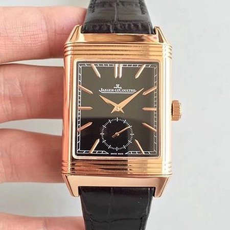 Jaeger-LeCoultre Grande Reverso Q3738420 Rose Gold Black Dial