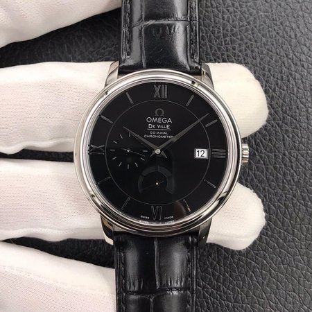 Omega De Ville 424.13.40.21.01.001 ZF Factory Black Strap