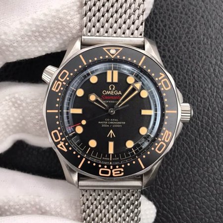 Omega Seamaster 210.90.42.20.01.001 James Bond 007 VS Factory Black Dial