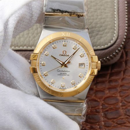 Omega Constellation 123.20.38.21.52.002 V6 Factory White Dial