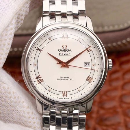 Omega De Ville Prestige 424.10.40.20.02.002 MKS Factory Silver Dial