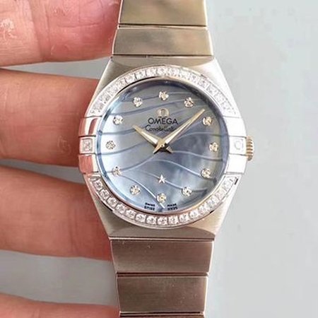 Omega Constellation Ladies 123.15.24.60.55.006 Blue Dial