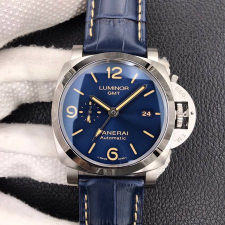 Panerai Luminor GMT PAM01033 VS Factory Blue Dial